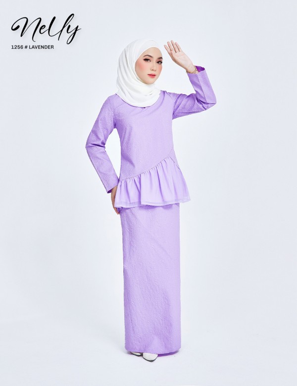 NELLY KURUNG MODERN (LAVENDER) 1256