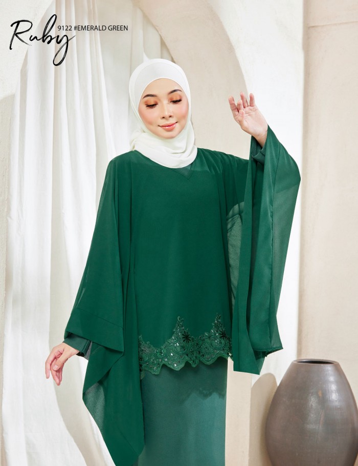 RUBY KURUNG MODERN (EMERALD) 9122