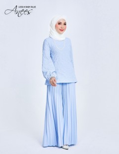 ANEES KURUNG MODERN (BABY BLUE) 1258