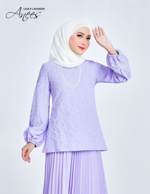 ANEES KURUNG MODERN (LAVENDER) 1258