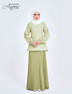 ANEES KURUNG MODERN (OLIVE) 1258