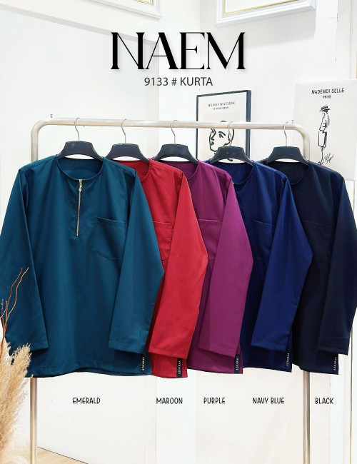 KURTA NAEM (NAVY BLUE) 9133