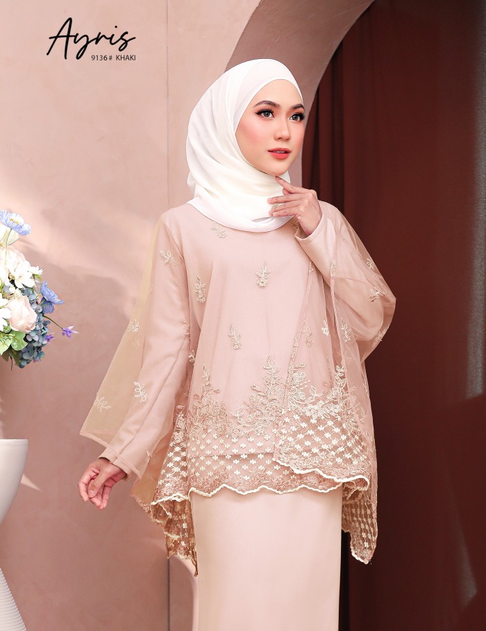 AYRIS KAFTAN KURUNG (KHAKI) 9136