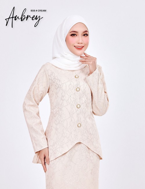 AUBREY KURUNG MODERN (CREAM) 808