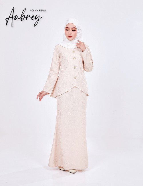 AUBREY KURUNG MODERN (CREAM) 808