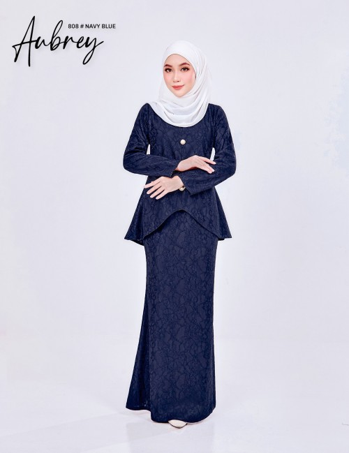 AUBREY KURUNG MODERN (NAVY BLUE) 808