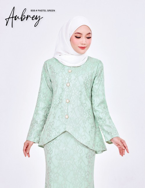 AUBREY KURUNG MODERN (PASTEL GREEN) 808