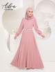 ADRA PLEATED DRESS (TAFFY PINK) 792 / P792