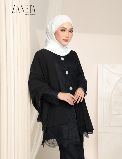 ZANETA KURUNG MODERN (BLACK) 816