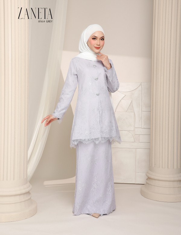 ZANETA KURUNG MODERN (GREY) 816