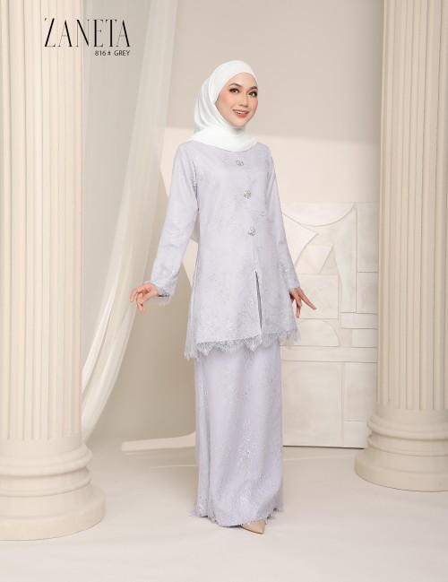 ZANETA KURUNG MODERN (GREY) 816