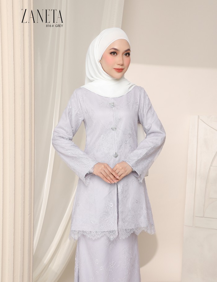 ZANETA KURUNG MODERN (GREY) 816