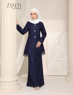 ZANETA KURUNG MODERN (NAVY BLUE) 816