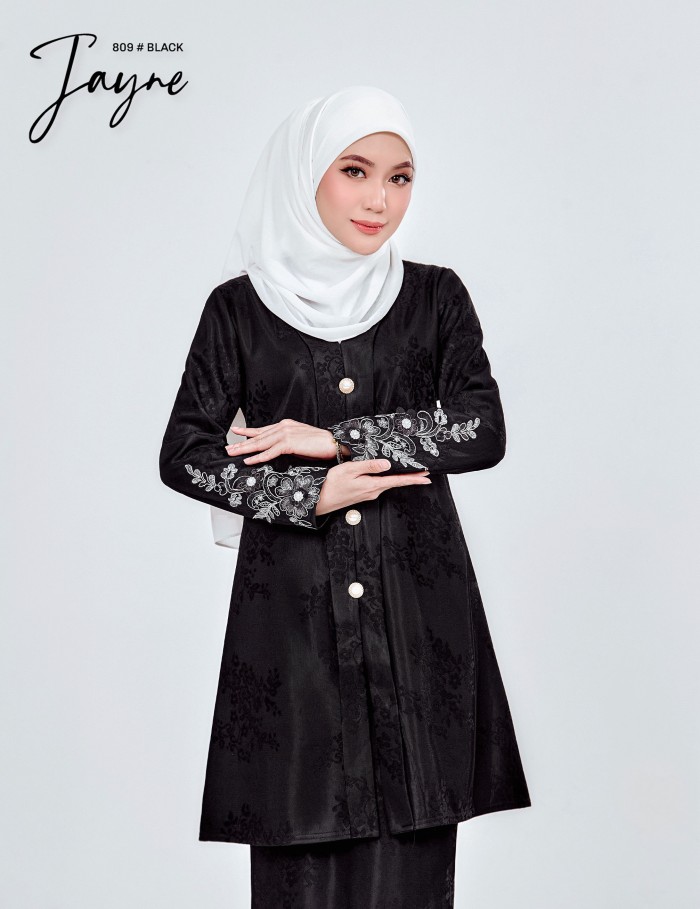 JAYNE KURUNG MODERN (BLACK) 809