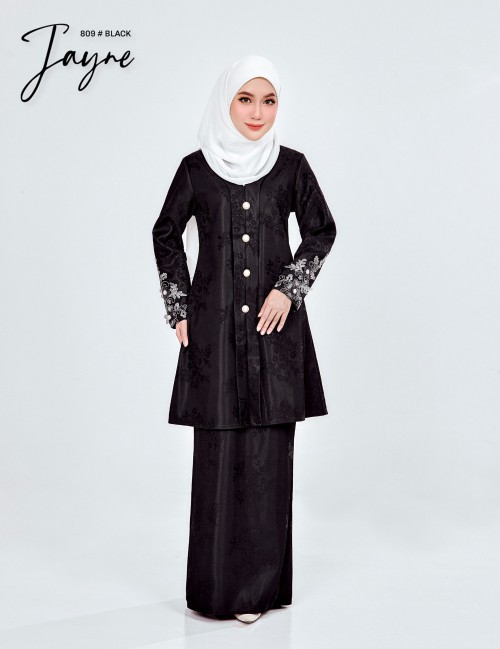 JAYNE KURUNG MODERN (BLACK) 809