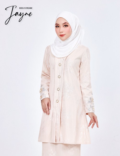 JAYNE KURUNG MODERN (CREAM) 809