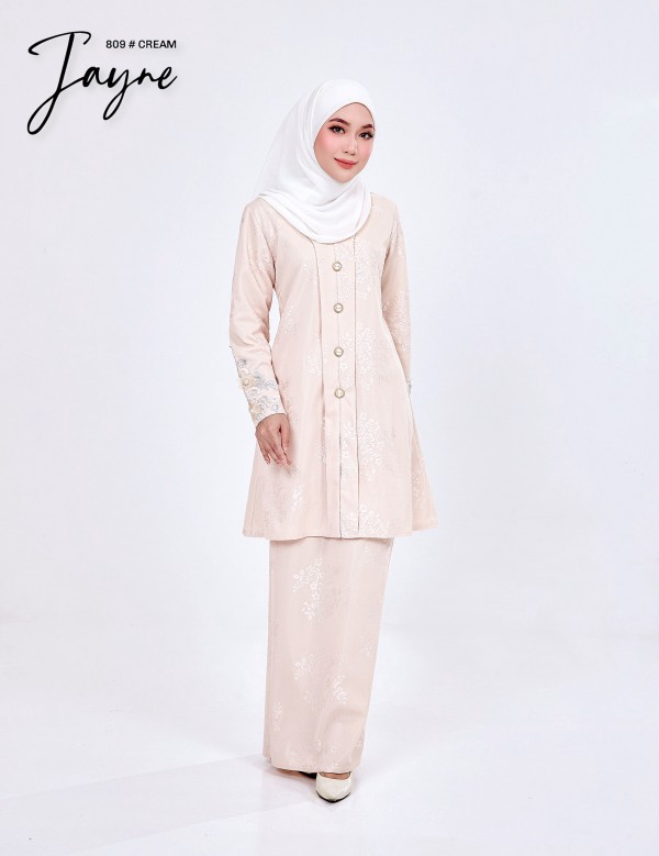 JAYNE KURUNG MODERN (CREAM) 809