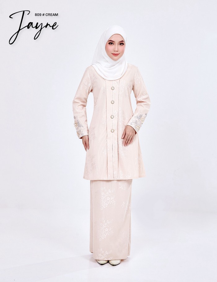 JAYNE KURUNG MODERN (CREAM) 809