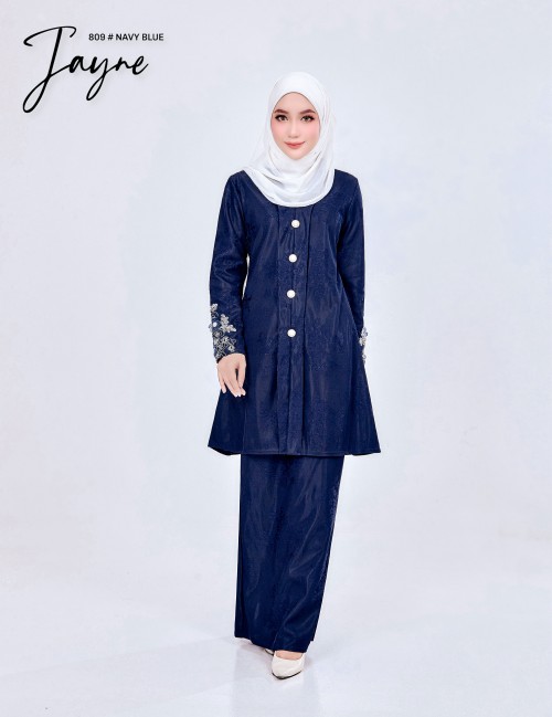 JAYNE KURUNG MODERN (NAVY BLUE) 809