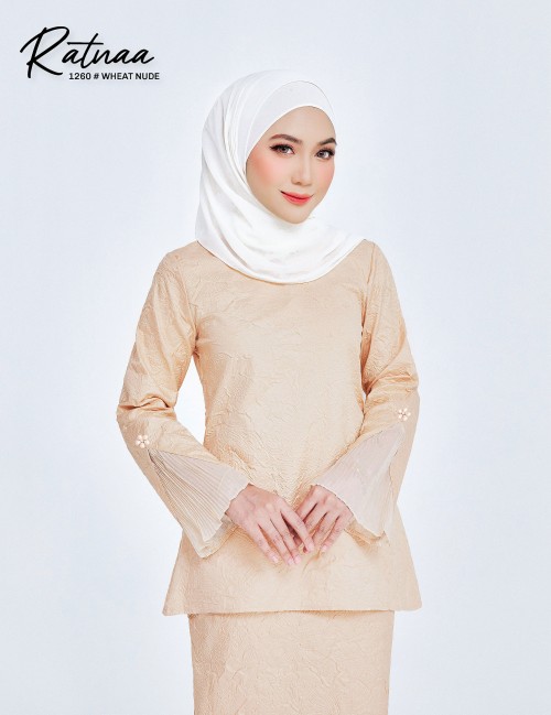 RATNAA KURUNG MODERN (WHEAT NUDE) 1260