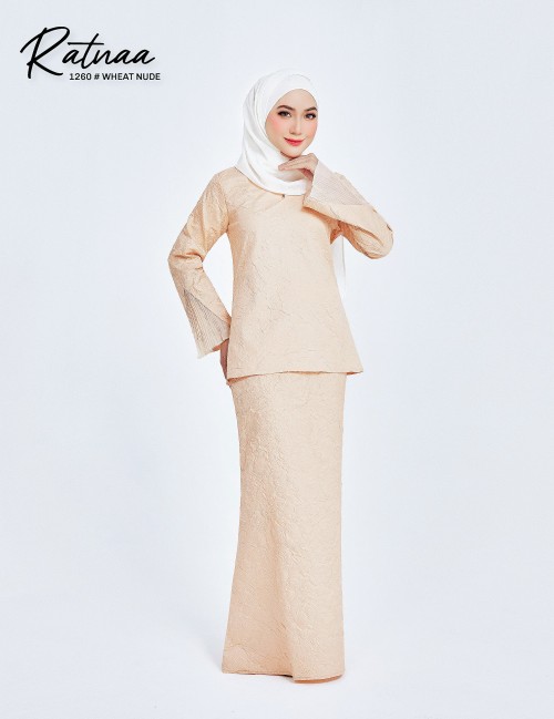 RATNAA KURUNG MODERN (WHEAT NUDE) 1260