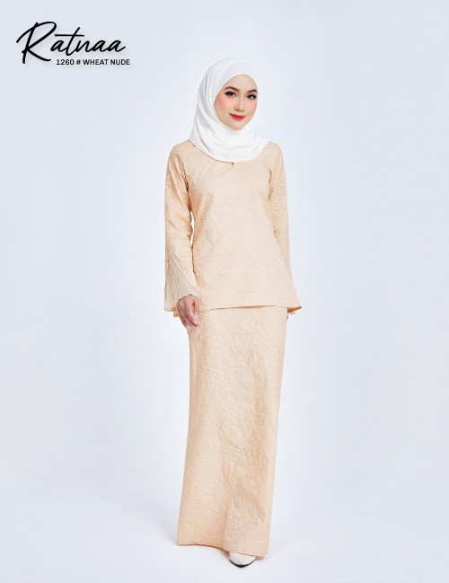 RATNAA KURUNG MODERN (WHEAT NUDE) 1260