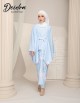 DEIDRA KAFTAN KURUNG (DUSTY BLUE) 814