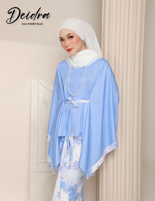 DEIDRA KAFTAN KURUNG (BABY BLUE) 814