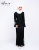 RANIA KURUNG MODERN (BLACK) 1261