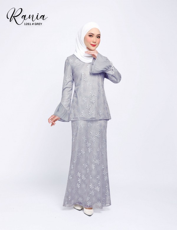 RANIA KURUNG MODERN (GREY) 1261