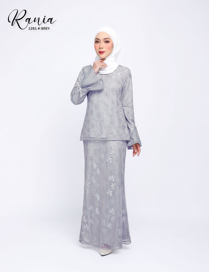 RANIA KURUNG MODERN (GREY) 1261