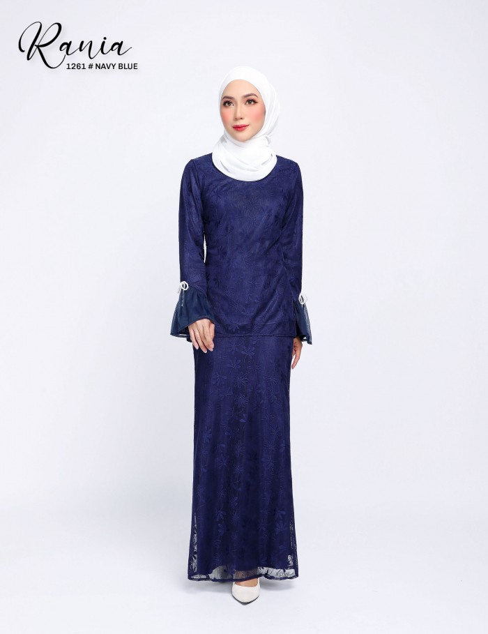 RANIA KURUNG MODERN (NAVY BLUE) 1261