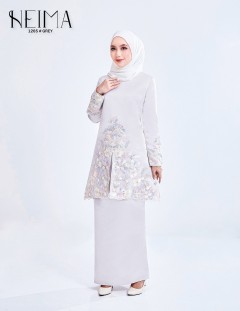 NEIMA KURUNG MODERN (SILVER GREY) 1265