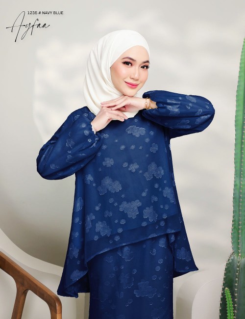 AYFAA KURUNG MODERN (NAVY BLUE) 1235 / P1235