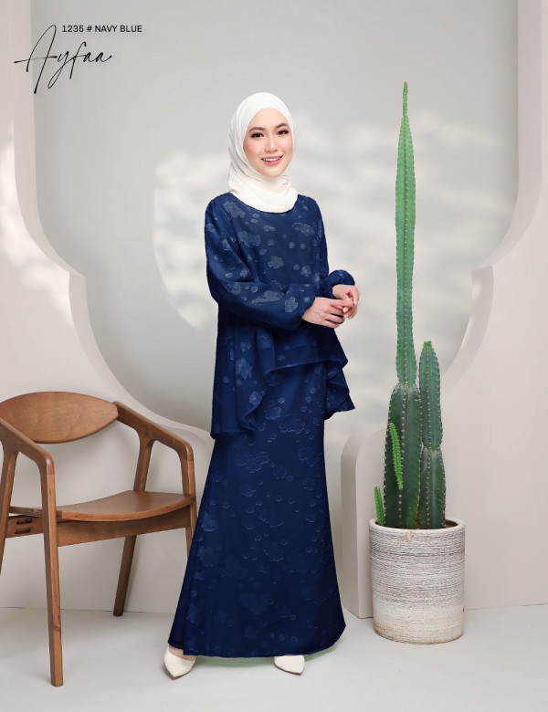 AYFAA KURUNG MODERN (NAVY BLUE) 1235 / P1235