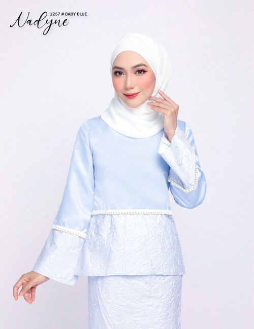 NADYNE KURUNG MODERN (BABY BLUE) 1257