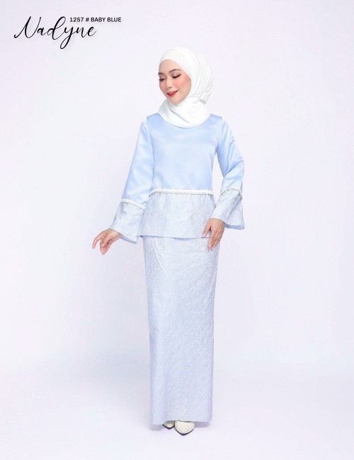 NADYNE KURUNG MODERN (BABY BLUE) 1257