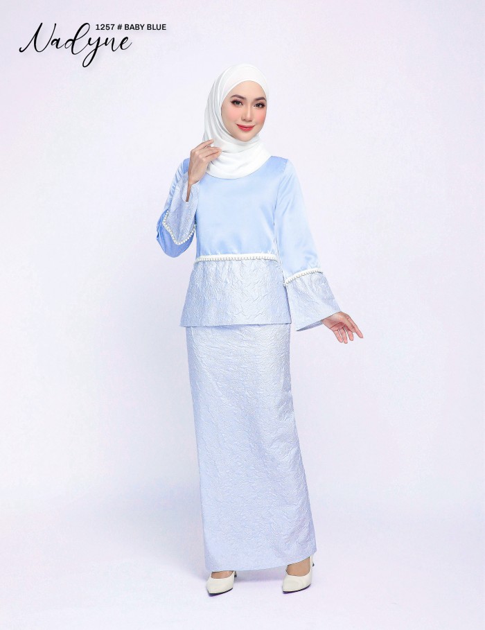 NADYNE KURUNG MODERN (BABY BLUE) 1257