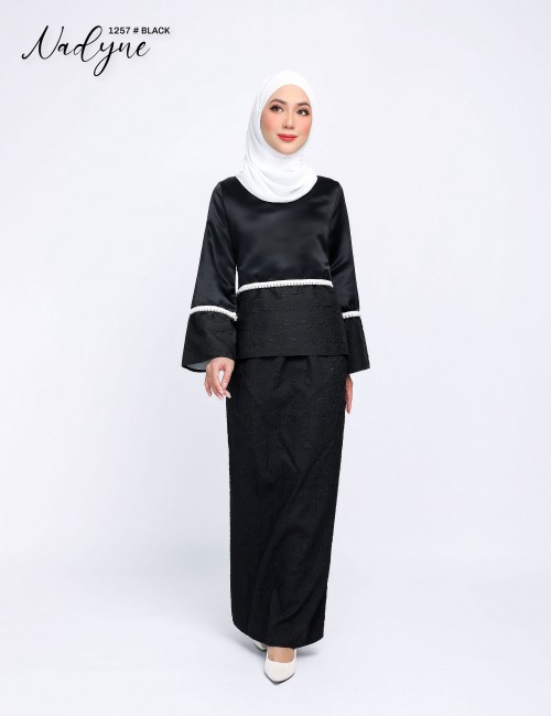 NADYNE KURUNG MODERN (BLACK) 1257