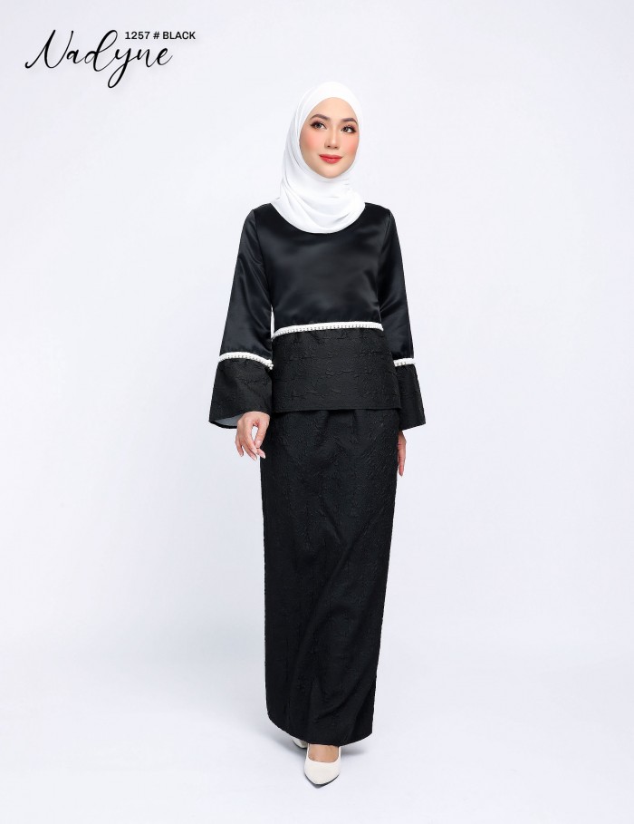 NADYNE KURUNG MODERN (BLACK) 1257