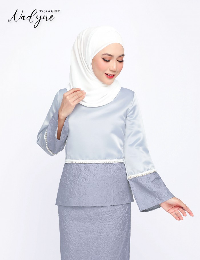 NADYNE KURUNG MODERN (GREY) 1257