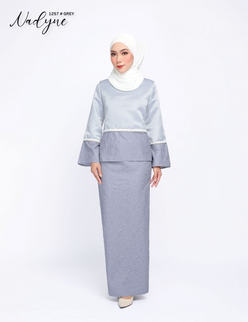 NADYNE KURUNG MODERN (GREY) 1257