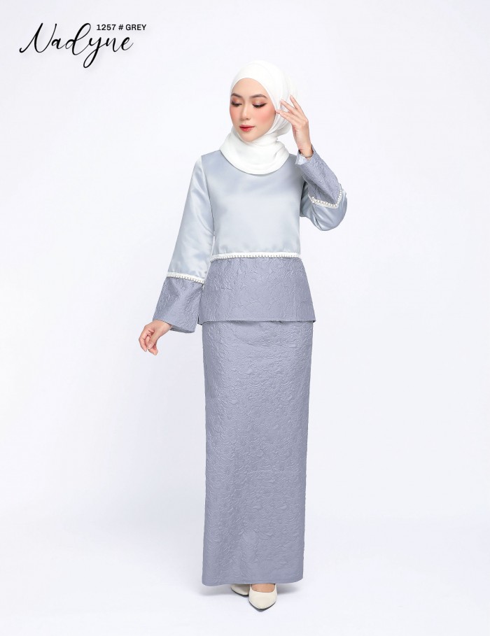 NADYNE KURUNG MODERN (GREY) 1257