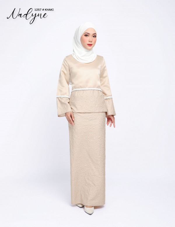 NADYNE KURUNG MODERN (KHAKI) 1257