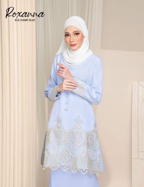 ROXANNA KURUNG MODERN (BABY BLUE) 819