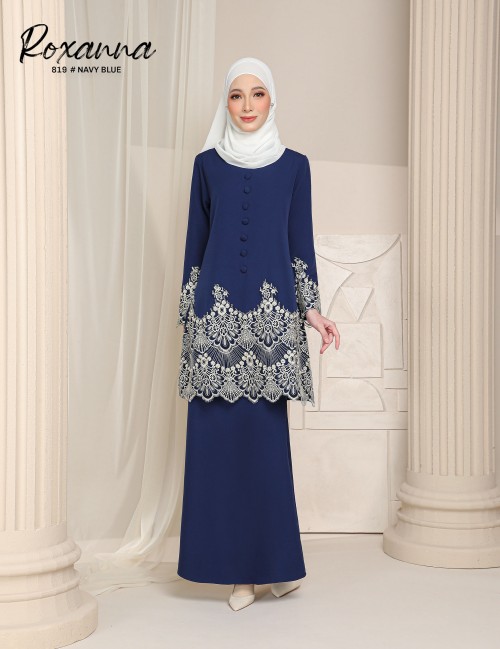 ROXANNA KURUNG MODERN (NAVY BLUE) 819