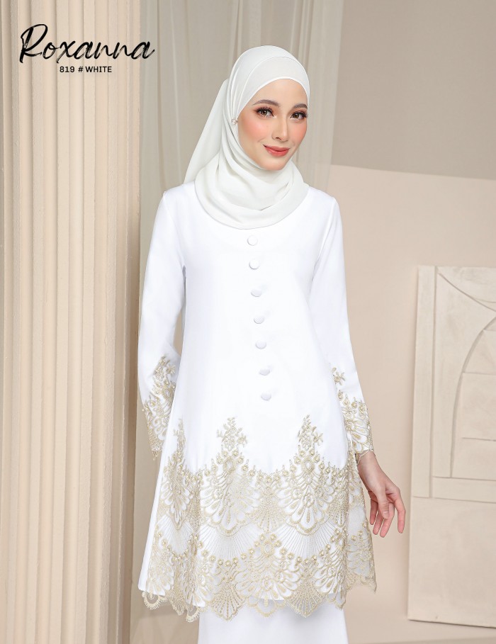 ROXANNA KURUNG MODERN (WHITE) 819