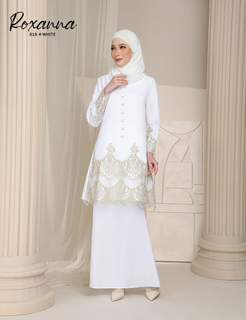 ROXANNA KURUNG MODERN (WHITE) 819