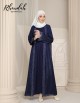 RHAUDAH ABAYA (NAVY BLUE) 823