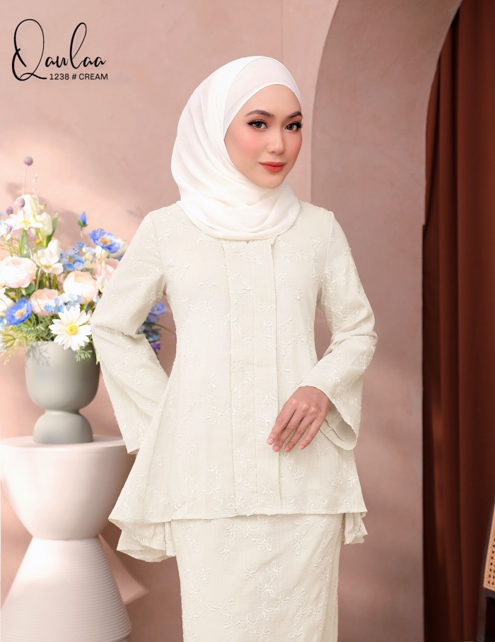 QAWLAA KEBAYA MODERN(CREAM) 1238 / P1238